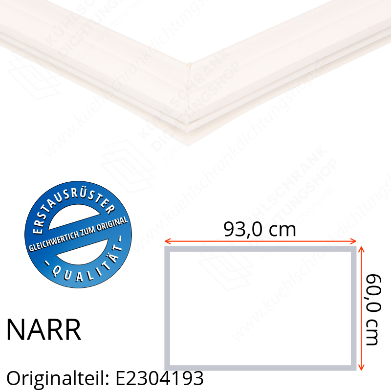 NARR Isolierturen Dichtung 60,0 x 93,0 cm Ersatzteil: E2304193