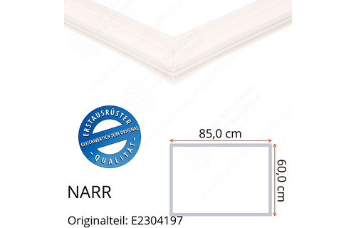 NARR Isolierturen Dichtung 60,0 x 85,0 cm Ersatzteil: E2304197