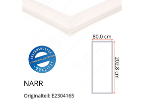 NARR Isolierturen Türdichtung 202,8 x 80,0 x 202,8 cm Ersatzteil: E2304165