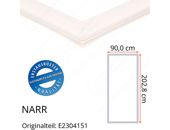 NARR Isolierturen Türdichtung 202,8 x 90,0 x 202,8 cm Ersatzteil: E2304151