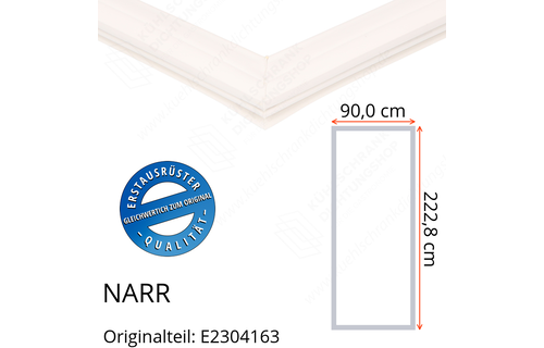 NARR Isolierturen Türdichtung 222,8 x 90,0 x 222,8 cm Ersatzteil: E2304163
