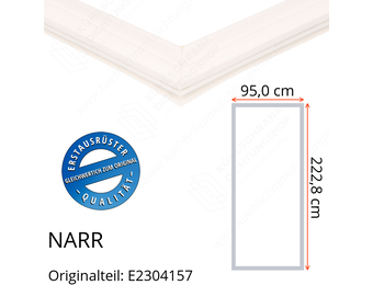 NARR Isolierturen Türdichtung 222,8 x 95,0 x 222,8 cm Ersatzteil: E2304157