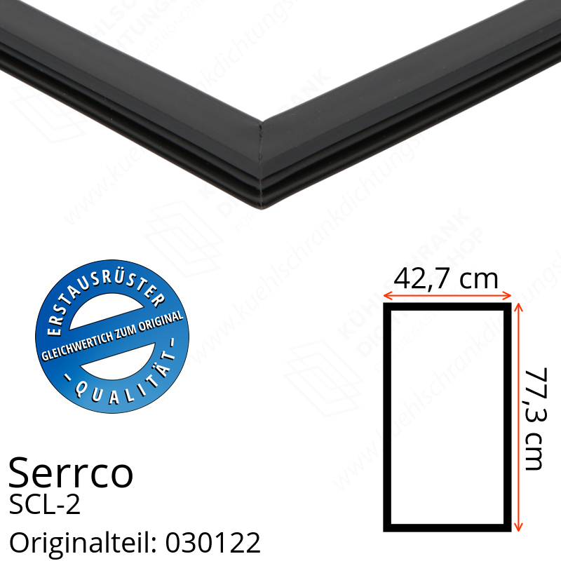 Serrco SCL-2 Türdichtung 77,3 x 42,7 cm