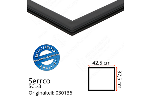Serrco SCL-3 Schubladendichtung 37,5 x 42,5 cm
