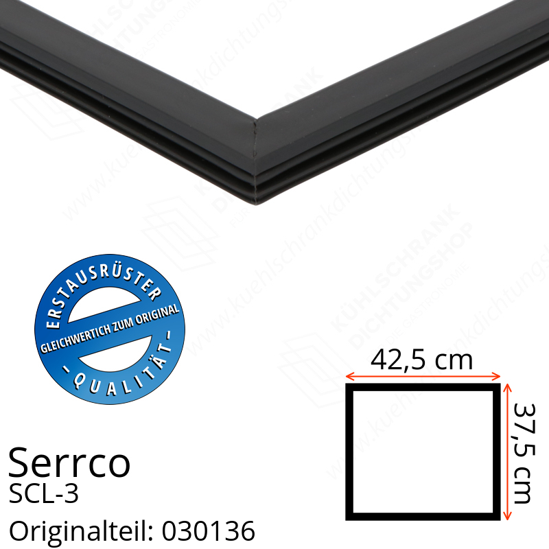 Serrco SCL-3 Schubladendichtung 37,5 x 42,5 cm