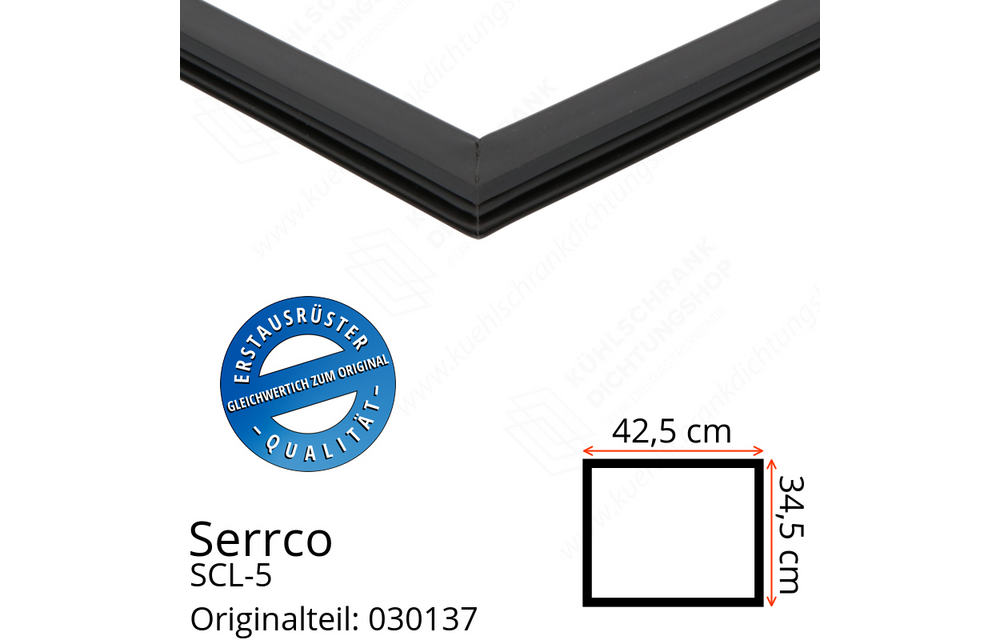 Serrco SCL-5 Schubladendichtung 34,5 x 42,5 cm