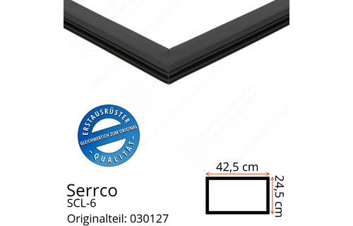 Serrco SCL-6 Schubladendichtung 24,5 x 42,5 cm
