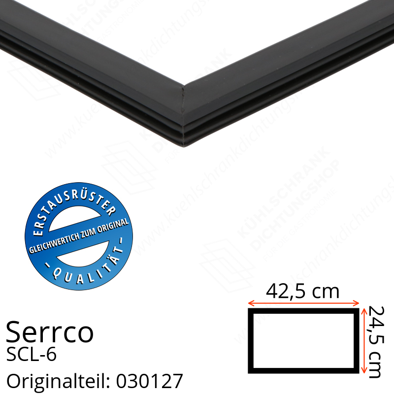 Serrco SCL-6 Schubladendichtung 24,5 x 42,5 cm