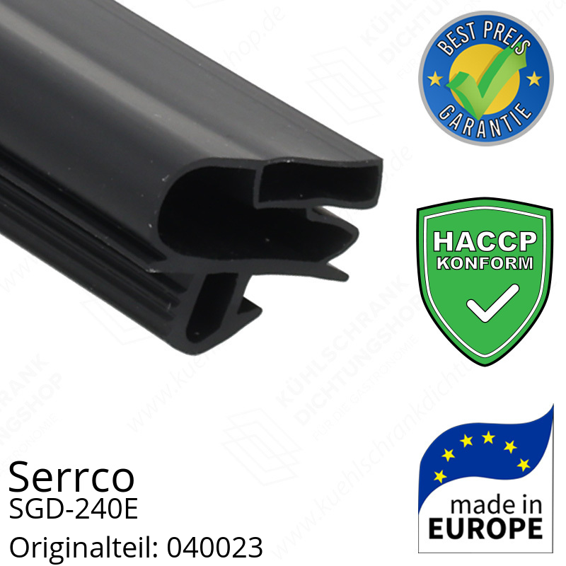 Serrco SGD-240E Türdichtung 72,5 x 52,1 cm