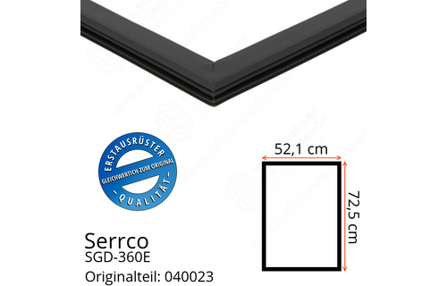 Serrco SGD-360E Türdichtung 72,5 x 52,1 cm