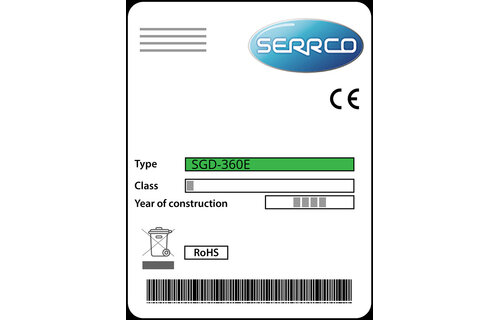 Serrco SGD-360E Türdichtung 72,5 x 52,1 cm