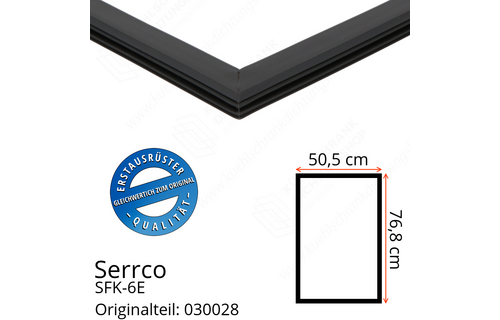 Serrco SFK-6E Türdichtung 76,8 x 50,5 cm