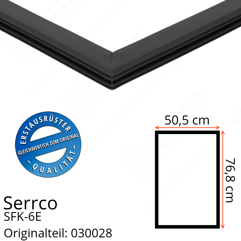 Serrco SFK-6E Türdichtung 76,8 x 50,5 cm