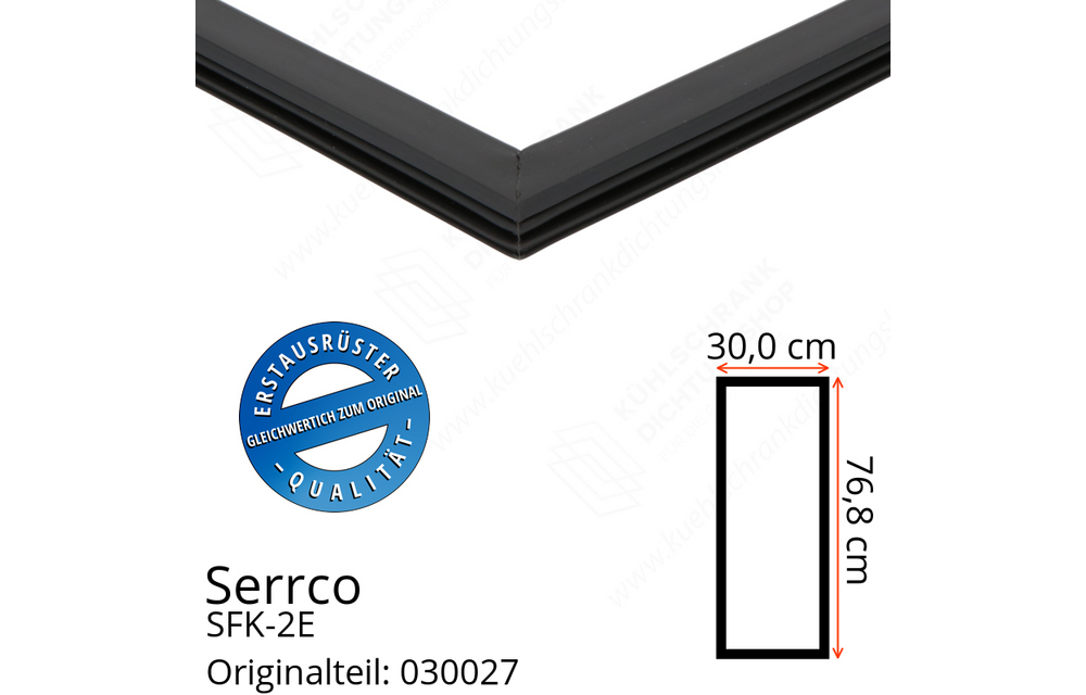 Serrco SFK-2E Türdichtung 76,8 x 30,0 cm