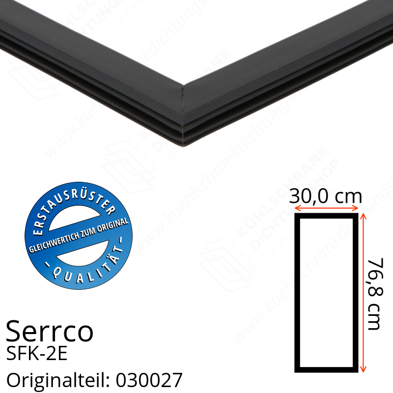 Serrco SFK-2E Türdichtung 76,8 x 30,0 cm