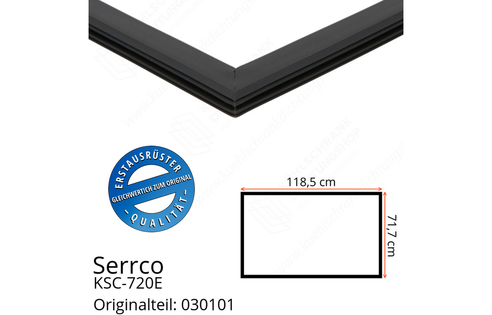 Serrco KSC-720E Türdichtung 71,7 x 118,5 cm