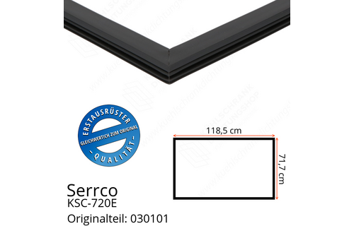 Serrco KSC-720E Türdichtung 71,7 x 118,5 cm