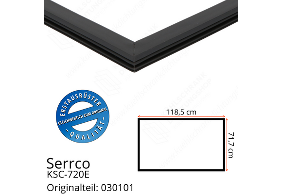 Serrco KSC-720E Türdichtung 71,7 x 118,5 cm