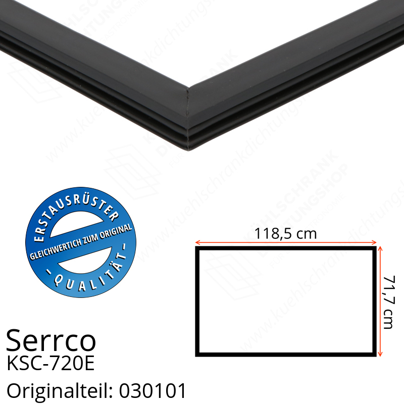Serrco KSC-720E Türdichtung 71,7 x 118,5 cm