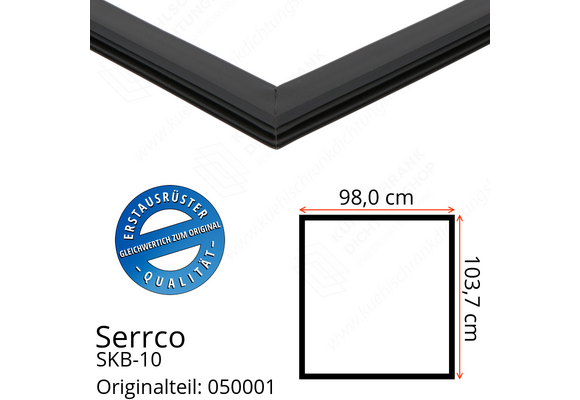 Serrco SKB-10 Türdichtung 103,7 x 98,0 cm