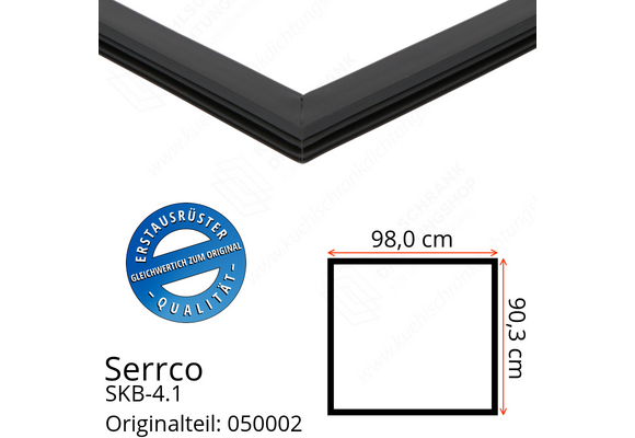 Serrco SKB-4.1 Türdichtung 90,3 x 98,0 cm