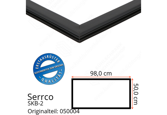 Serrco SKB-2 Türdichtung 50,0 x 98,0 cm