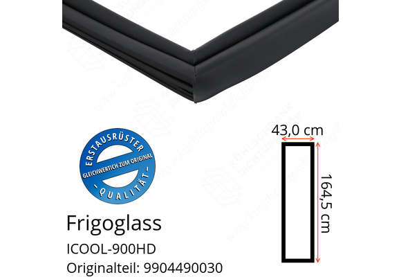 Frigoglass ICOOL-900HD Dichtung 164,5 x 43,0 cm