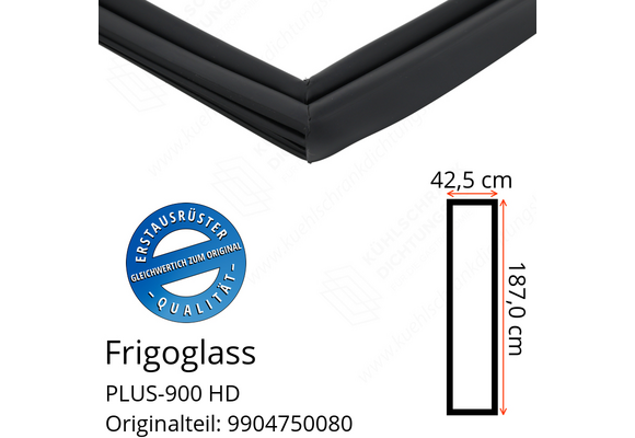 Frigoglass PLUS-900 HD Dichtung 187,0 x 42,5 cm