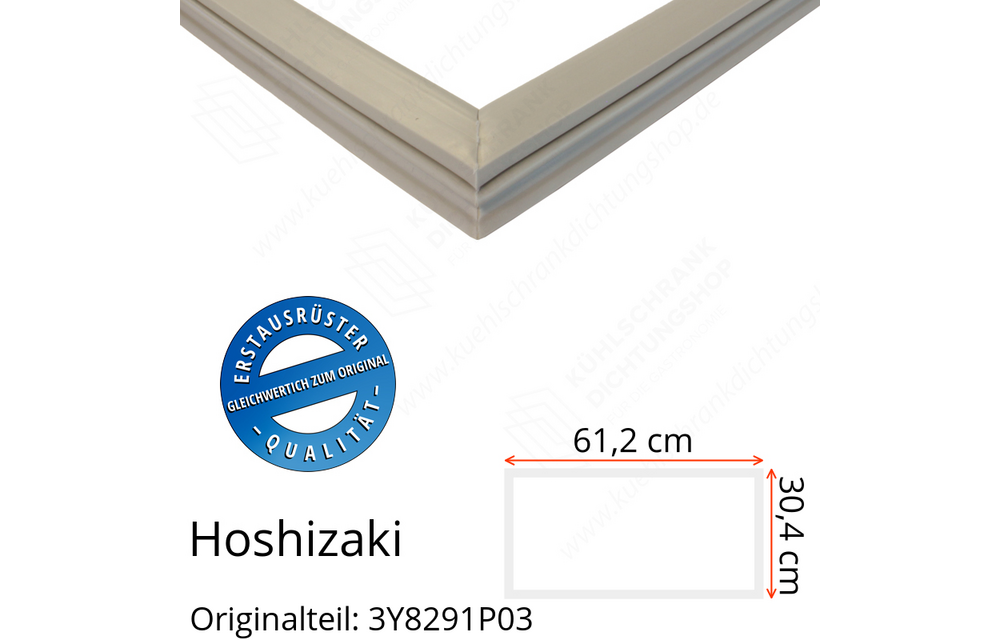 Hoshizaki Dichtung 30,4 x 61,2 cm Ersatzteil: 3Y8291P03 für verschiedene Modelle