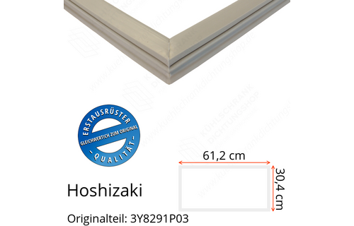 Hoshizaki Dichtung 30,4 x 61,2 cm Ersatzteil: 3Y8291P03 für verschiedene Modelle