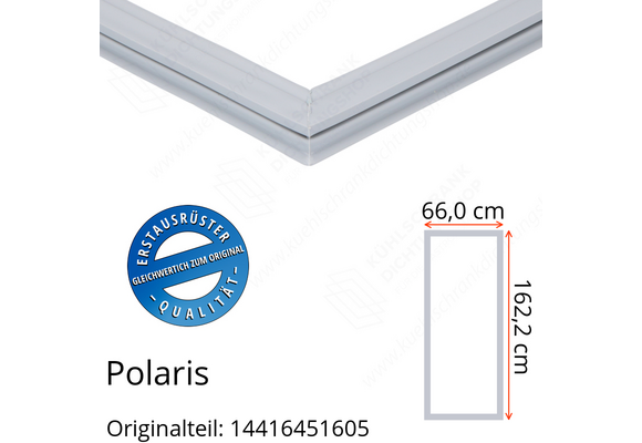 Polaris 14416451605 Türdichtung 162,2 x 66,0 cm für verschiedene Modelle