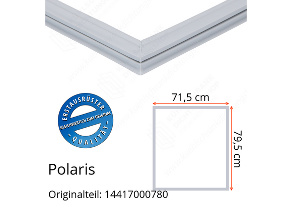 Polaris 14417000780 Türdichtung 79,5 x 71,5 cm für verschiedene Modelle