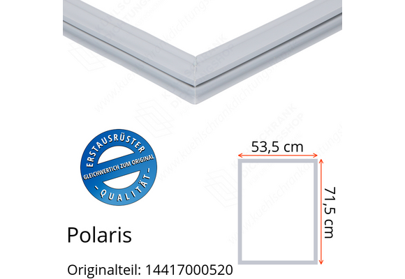 Polaris 14417000520 Türdichtung 71,5 x 53,5 cm für verschiedene Modelle
