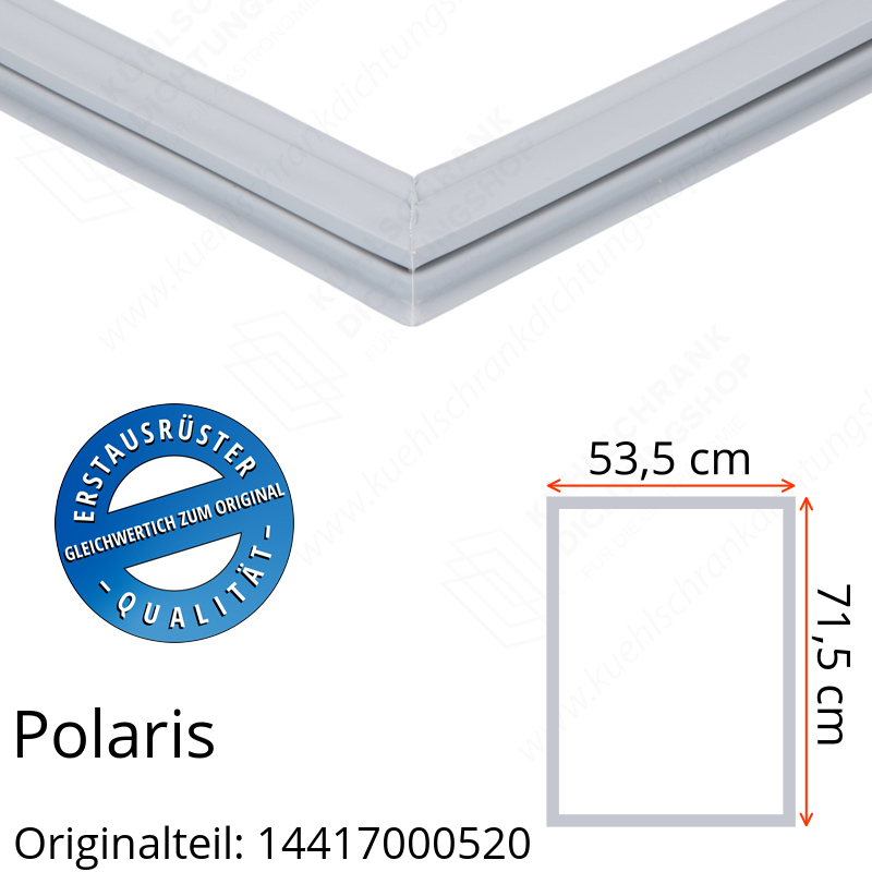 Polaris 14417000520 Türdichtung 71,5 x 53,5 cm für verschiedene Modelle