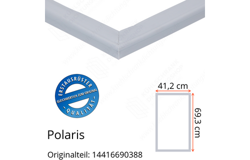 Polaris 14416690388 Türdichtung 69,3 x 41,2 cm für verschiedene Modelle