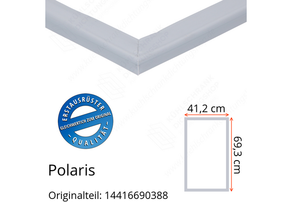 Polaris 14416690388 Türdichtung 69,3 x 41,2 cm für verschiedene Modelle