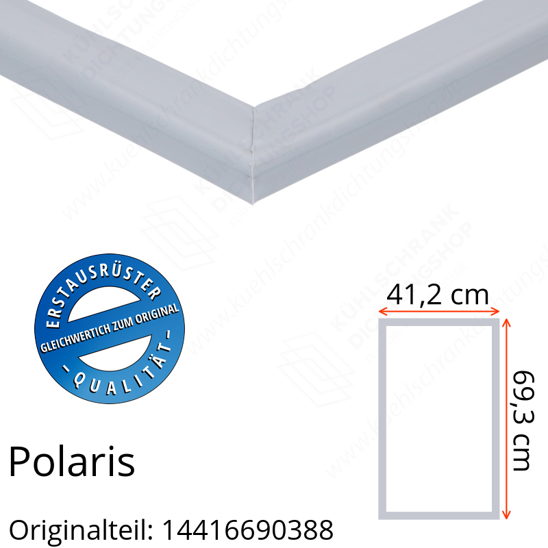 Polaris 14416690388 Türdichtung 69,3 x 41,2 cm für verschiedene Modelle
