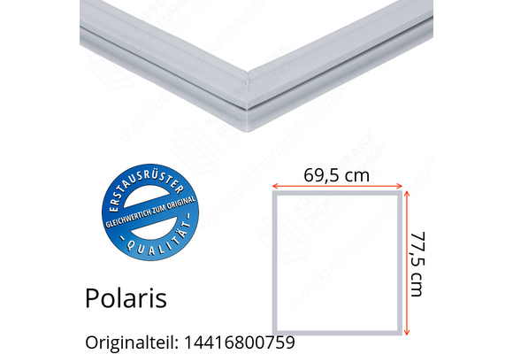 Polaris 14416800759 Türdichtung 77,5 x 69,5 cm für verschiedene Modelle