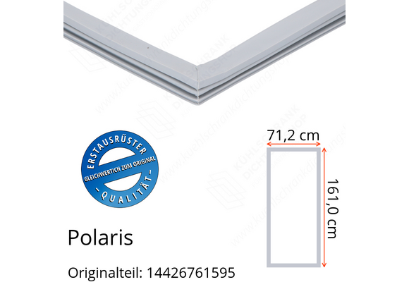 Polaris 14426761595 Türdichtung 161,0 x 71,2 cm für verschiedene Modelle