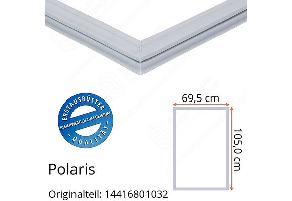 Polaris 14416801032 Türdichtung 105,0 x 69,5 cm für verschiedene Modelle