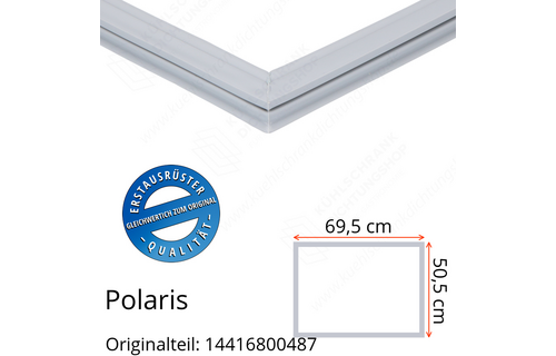 Polaris 14416800487 Türdichtung 50,5 x 69,5 cm für verschiedene Modelle
