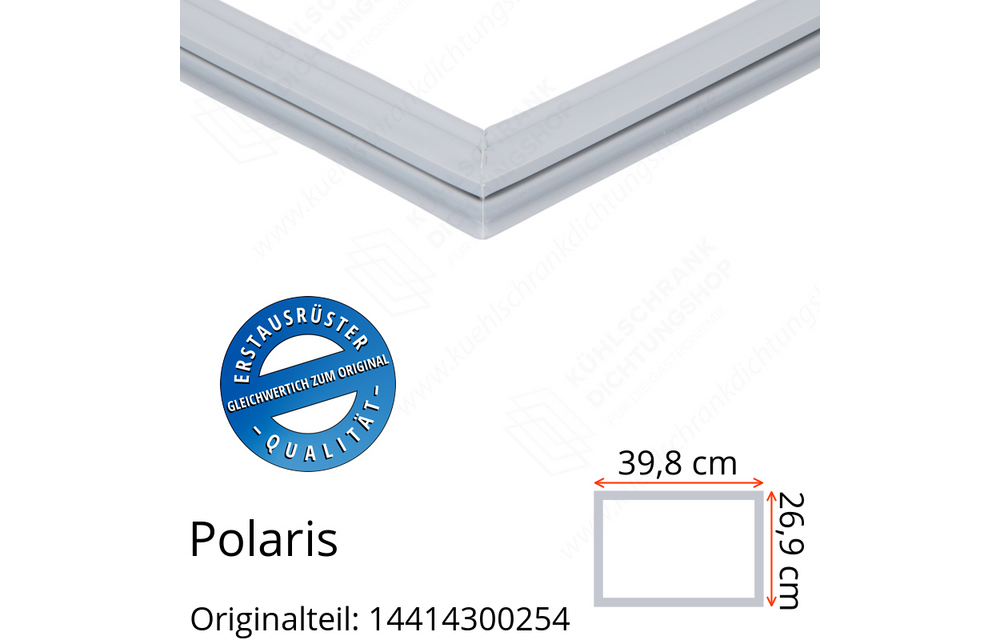 Polaris 14414300254 Schubladendichtung 26,9 x 39,8 cm für verschiedene Modelle