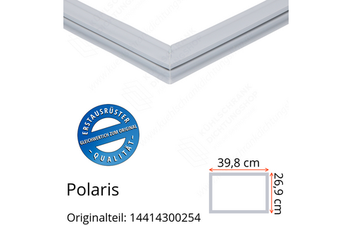 Polaris 14414300254 Schubladendichtung 26,9 x 39,8 cm für verschiedene Modelle