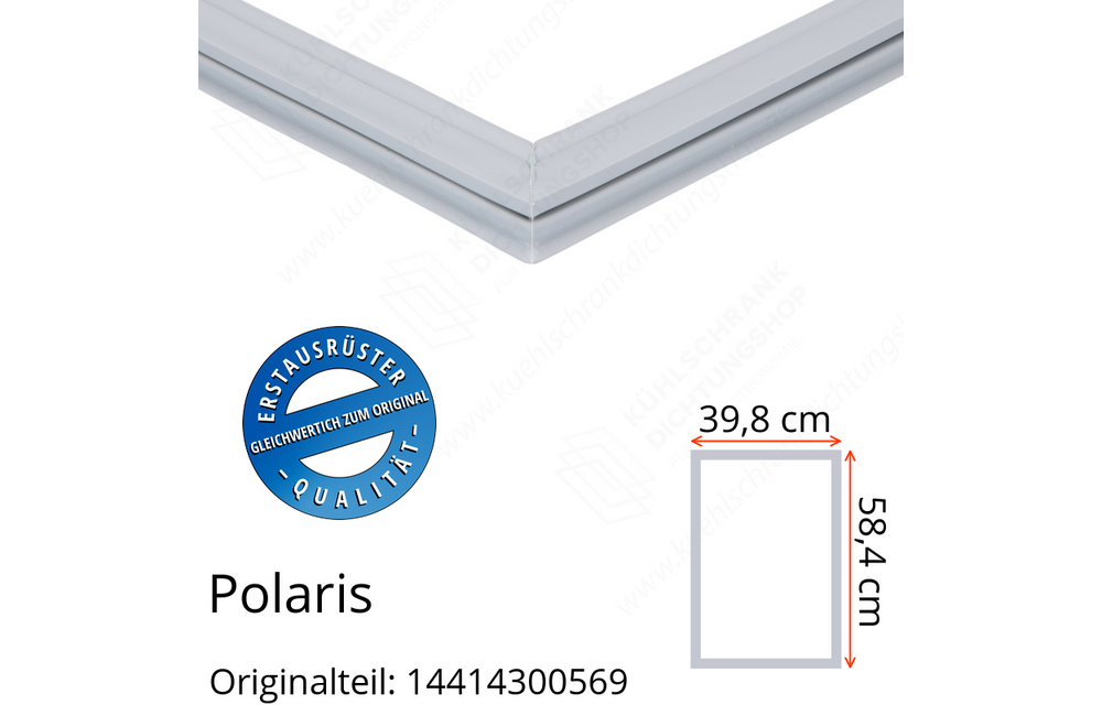 Polaris 14414300569 Türdichtung 58,4 x 39,8 cm für verschiedene Modelle