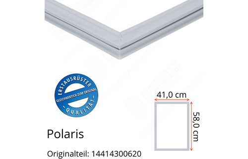 Polaris 14414300620 Türdichtung 58,0 x 41,0 cm für verschiedene Modelle
