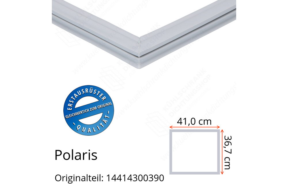 Polaris 14414300390 Schubladendichtung 36,7 x 41,0 cm für verschiedene Modelle