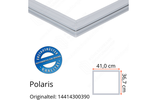 Polaris 14414300390 Schubladendichtung 36,7 x 41,0 cm für verschiedene Modelle