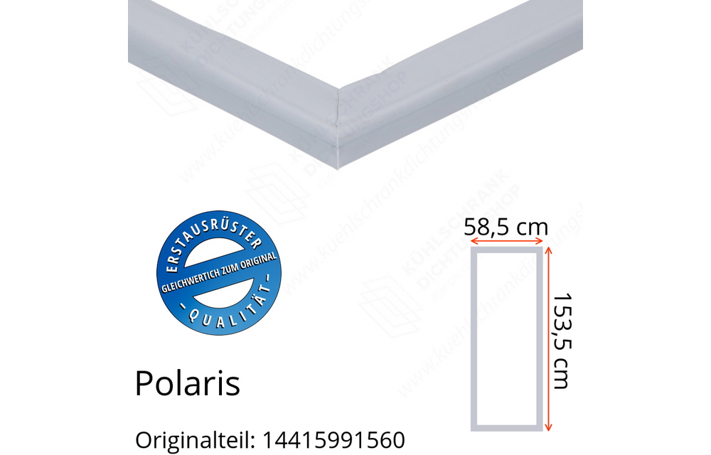 Polaris 14415991560 Türdichtung 153,5 x 58,5 cm für verschiedene Modelle