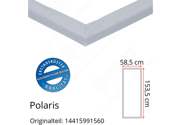 Polaris 14415991560 Türdichtung 153,5 x 58,5 cm für verschiedene Modelle