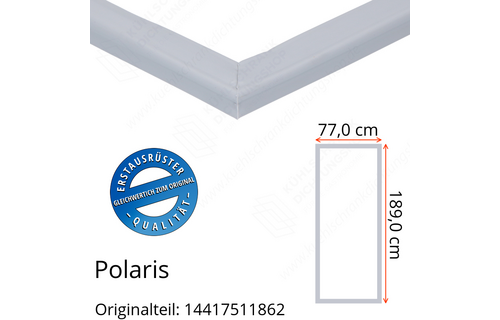 Polaris 14417511862 Türdichtung 189,0 x 77,0 cm für verschiedene Modelle